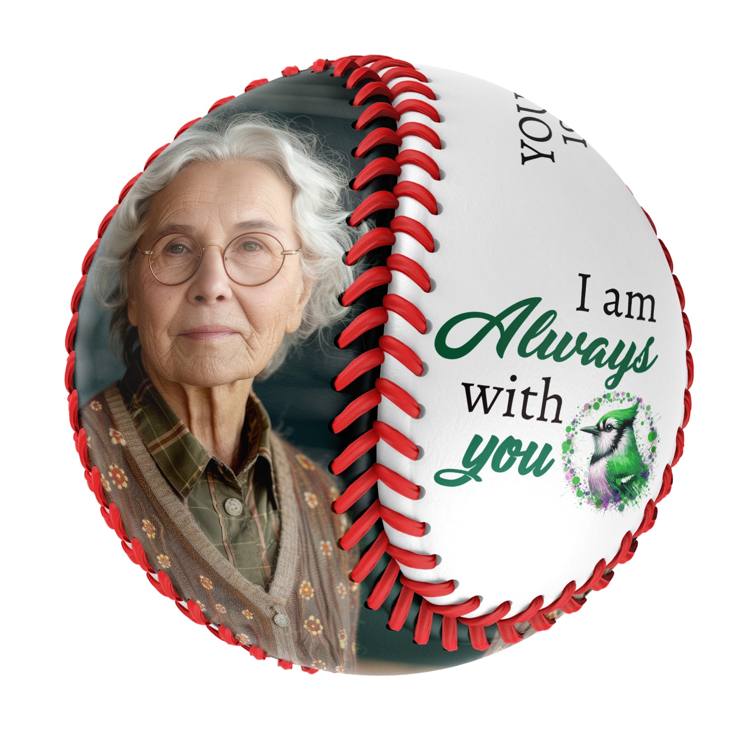 Personalized White Memorial Photo Baseballs – FansCustom