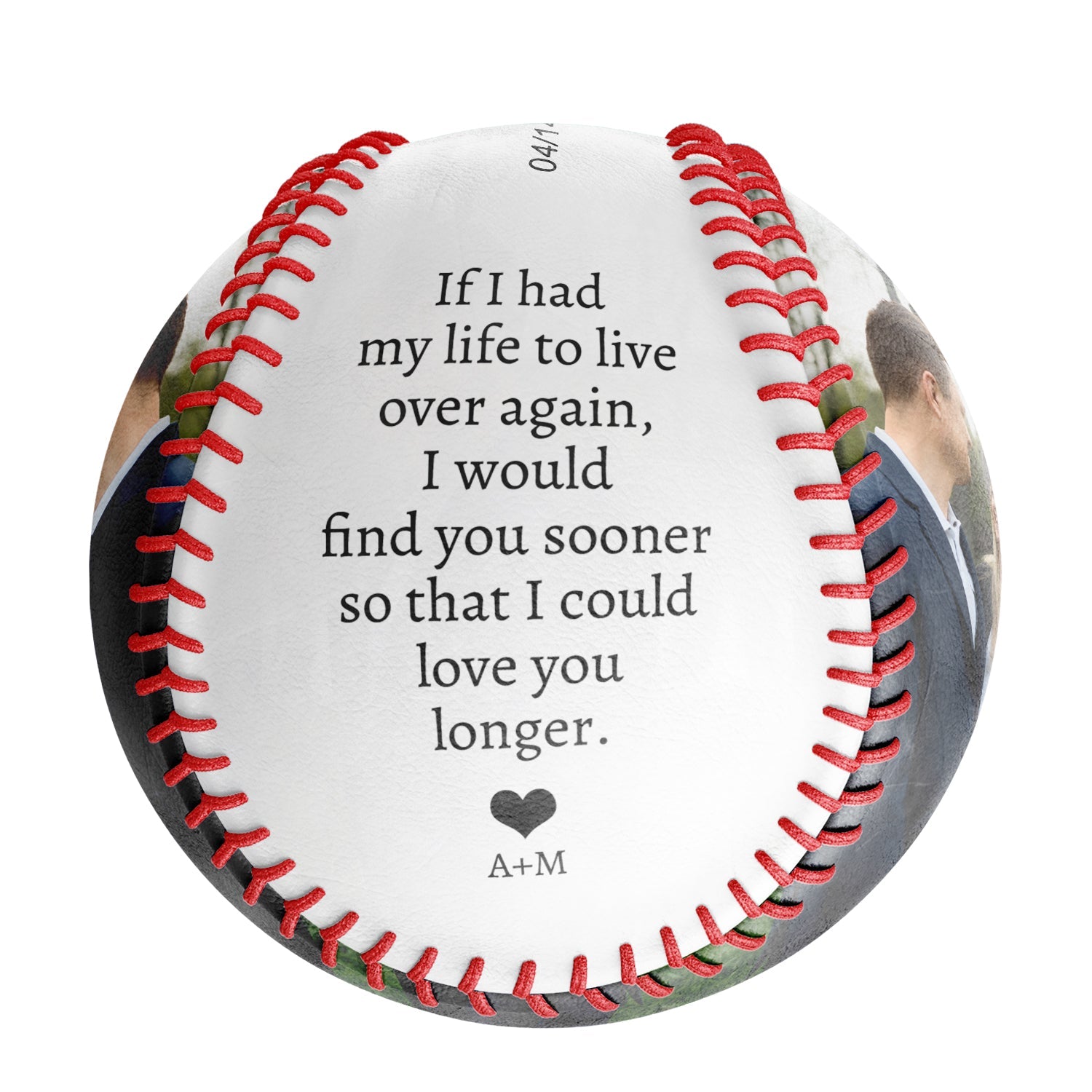 Personalized To My Love Name Baseballs