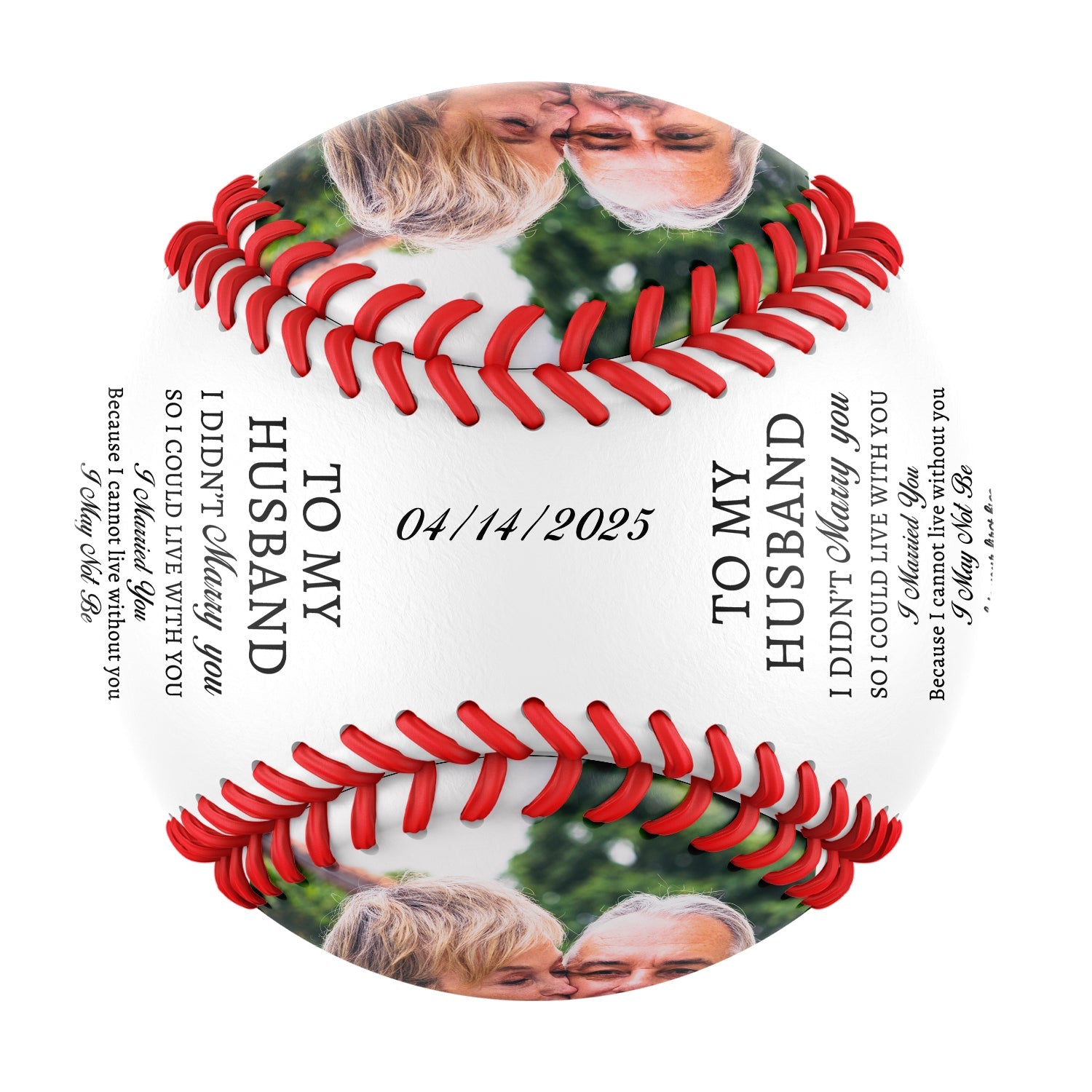 Personalized To My Husband Name Baseballs