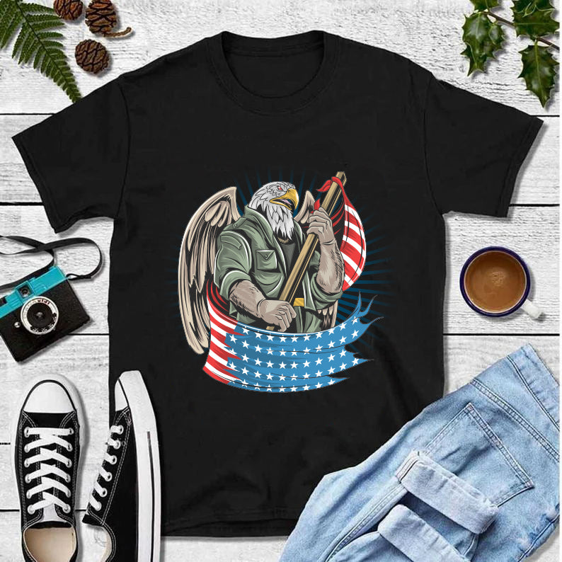 Eagle USA Flag T-Shirt