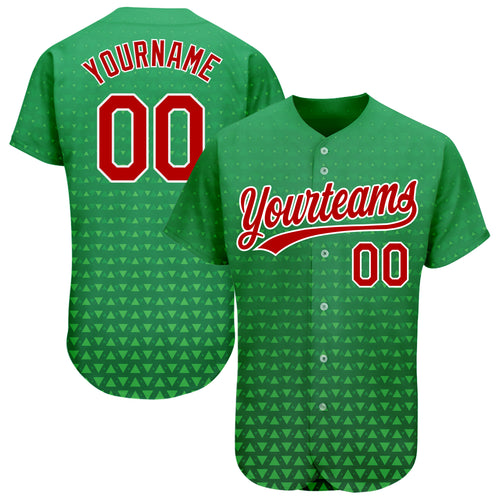 Cheap Custom Neon Green Olive-White 3D Pattern Design Authentic Baseball  Jersey Free Shipping – CustomJerseysPro