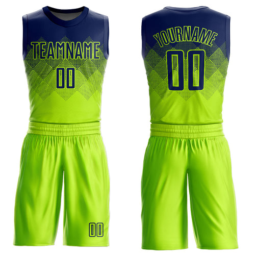 Custom Royal Pink-White Round Neck Sublimation Basketball Suit Jersey