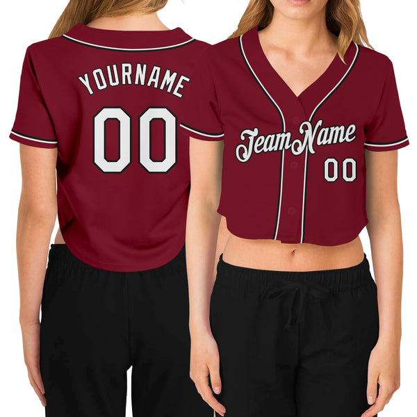 Custom Name Crimson White Pinstripe Navy Blue Baseball Jerseys