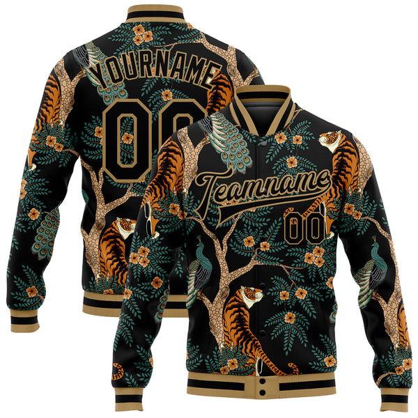 Custom Camo White-Navy 3D Bomber Full-Snap Varsity Letterman Salute To  Service Jacket Discount