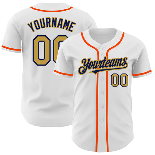 Custom Orange Orange-Gray Authentic Baseball Jersey Discount