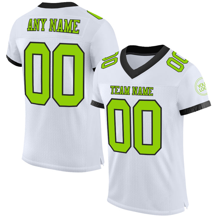 Custom Football Green Jerseys and Uniforms Authentic Sale – FansCustom