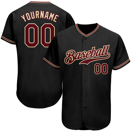 Custom Cream Black Pinstripe Red-Royal Authentic Baseball Jersey in 2023