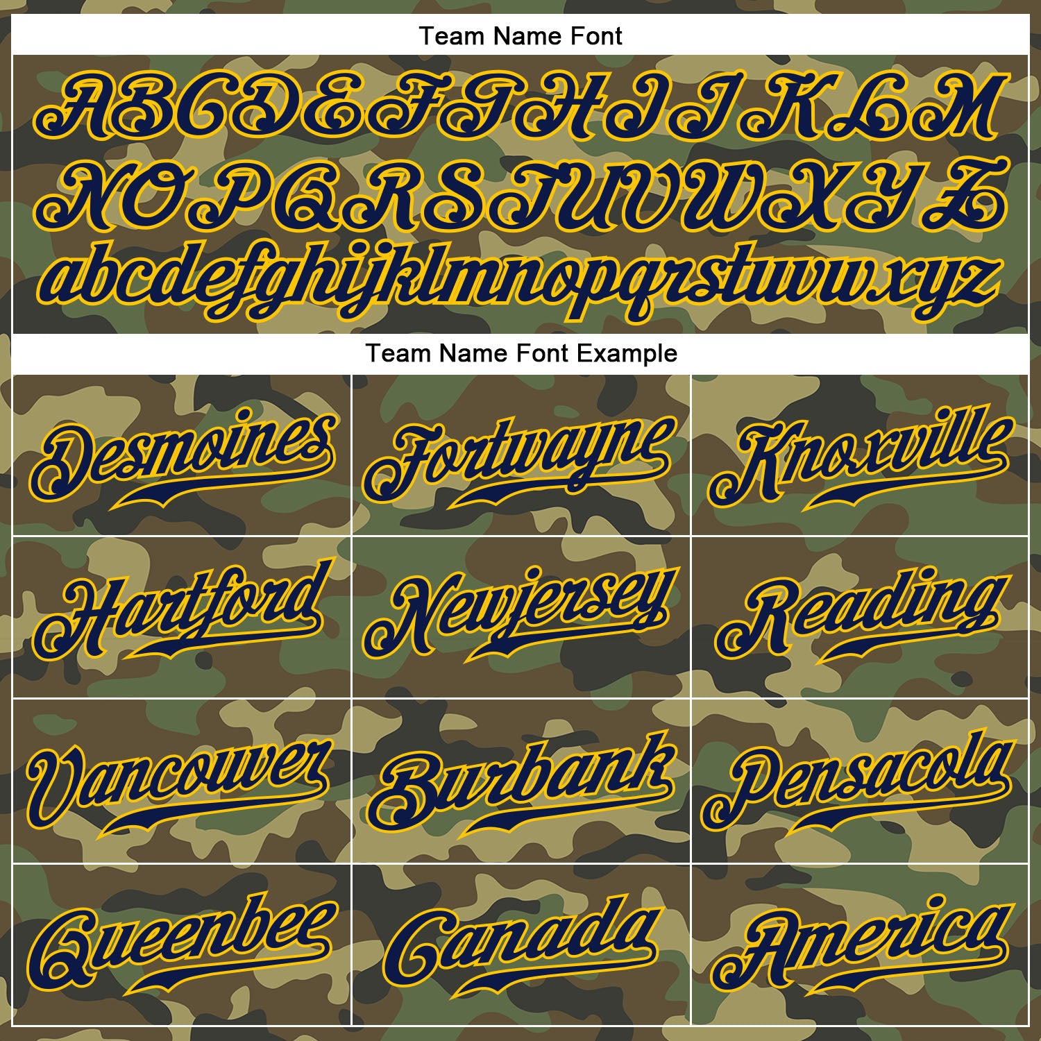 Custom Camo Navy-Gold Authentic Salute To Service Baseball Jersey